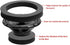 RDBS 6" 6.5" 6.75" Car Speaker Foam Rings Universal Self Adhesive Speaker Fast Rings Sponge Bass Blocker Kit Waterproof High Rebound EVA Foam Spea...