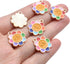 Aylifu Enamel Flower Charms,20Pcs Daisy Face Charm Colorful Enamel Flower Charm for DIY Crafting Bracelet Jewelry Making...