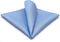S&W SHLAX&WING Tie Sets for Men Dress Neckties Light Blue Solid Extra Long Matching Pocket Square...