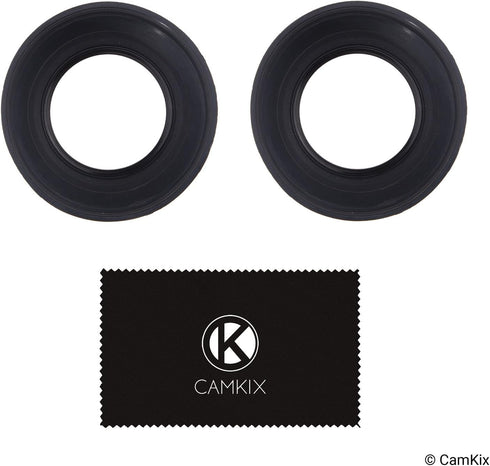 Camera Lens Hood 52mm - Rubber - Set of 2 - Collapsible in 3 Steps - Sun Shade/Shield - Reduces Lens Flare and Glare - Blocks Excess Sunlight for ...