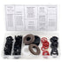 145PCS Tap Reseater Washers Assortment -44 Sizes Include Rubber O Rings Faucet Washers Syphon Washers Foam Gaskets Fiber Washers Kit for Fixing Le...
