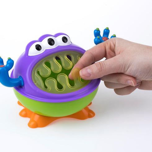Nuby 3-D Monster Toddler Snack Containers - Spill-Proof Snack Cups for Toddlers with Soft Silicone Flaps - BPA-Free, Dishwasher-Safe...