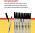 School Smart Round Stick Pen, Medium Tip, Black, Pack of 12...