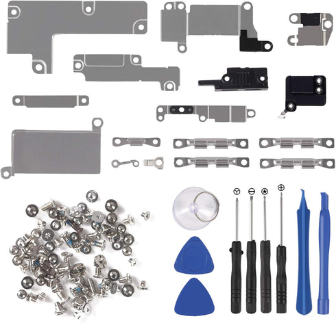 Inner Parts Replacement Kits for iPhone 7 Plus, Including Internal Bracket Replacement Parts, Internal Screw Set and Repair Tool Kit (for iPhone 7...