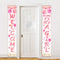 Blulu Baby Shower Decorations 71 x 12 Inch Welcome It Is a Girl Banner Backdrop Background Door Hanging Porch Sign for Baby Shower Gender Reveal P...