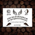 Ouija Stencil Ouija Talking Spirit Board Stencil Reusable Custom Cut Stencil Sheet Template Cutout Sign DIY Supplies for Airbrush Painting Drawing...