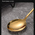 5PCS 8‘’ 304 Stainless Steel Soup Spoons - Thickened - Mirror Finish - Stainless Steel Korean Spoons - Stainless Steel Teaspoons - Tablespoons - D...