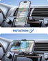 OQTIQ CD Phone Holder for Car, CD Player Phone Mount with Ultra Sturdy Expandable Spring-Loaded Grip & 360 Degree Pivot, CD Slot Car Phone Holder ...