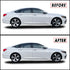 SlickMod Chrome Delete Blackout Vinyl Overlay for 2018-2022 Honda Accord Sedan Window Trim (Gloss Black)...