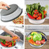 Microwave Splatter Cover Vented for Food, Splatter Guard & Colander Kitchen Gadget for Fruit Vegetables Microwave Plate Cover with Hook Hole,Dishw...