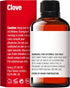 H’ana Clove Oil for Teeth and Gums - 100% Pure and Natural Clove Essential Oil for Hair, Skin, and toothaches - with a Pungent, Spicy Aroma (1 Fl ...