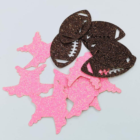 100 Counts Tutus and Football Shape Confetti for Gender Reveal Party Table Decorations Tutus or Touchdowns Scatters...