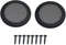 2 Pcs Round Ceiling Speaker Grill Covers for 6.5 Inch Speaker with Screws (Black)...