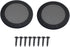 2 Pcs Round Ceiling Speaker Grill Covers for 6.5 Inch Speaker with Screws (Black)...