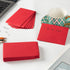 100 Pack Money Envelopes Cash Budget Envelopes #7 Coin Envelope for Cash, Budgeting, Check, Gifts Cards, 3.5 x 6.5 Inches (Red)...