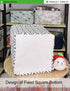 LANGYASHAN Square Storage Baskets Waterproof Canvas Children Laundry Nursery Hamper for Shelves Gift Baskets Toy Organizer Room Decor (Geometric)...