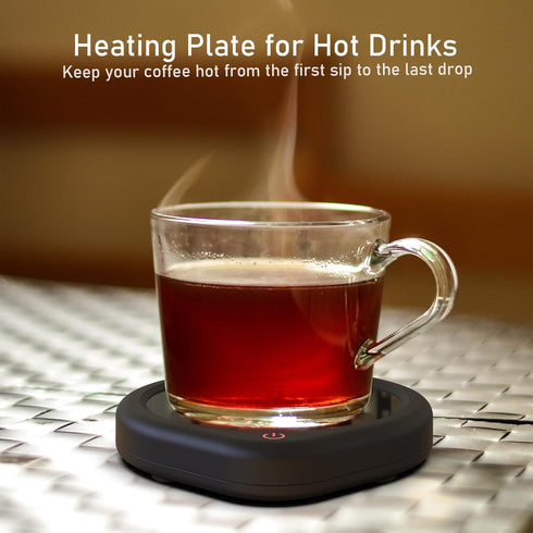 Coffee Mug Warmer, Cup Warmer for Desk with Auto Shut Off Smart Temperature Settings, Electric Beverage Tea Water Milk Heater for All Cups and Mug...