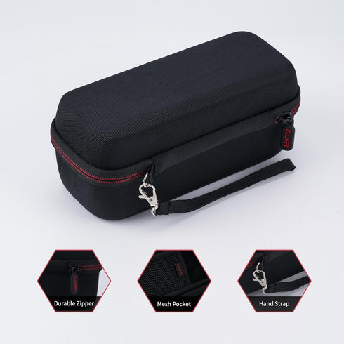 EVA Hard Case for JBL Flip 6 Flip 5 Waterproof Portable Bluetooth Speaker, Fit for JBL Flip 4 Premium Travel Protecrive Carrying Storage Bag(Black...