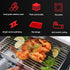 Stainless Steel Roasting Pan with Rack, Drains Water and Oil, Non Stick Surface, Healthy Material, 5cm Deep Edges, for Cooking and Baking (23.5 * ...