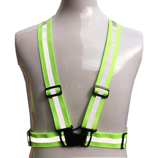 zojo Reflective Vest | Lightweight, Adjustable & Elastic | Safety & High Visibility for Running, Jogging, Walking,Cycling | Fits Outdoor Clothing ...