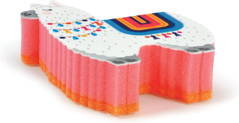 Genuine Fred, SPIT Shine, Llama Kitchen Sponge, Multicolor...