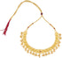 Traditional Indian Temple Gold Jewelry Necklace Set 22K with Earrings for Women & Girls (SJ_2682)...