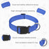 Durable Reflective Nylon Dog Collar with Adjustable Safety Buckle, Suitable for Small, Medium, Large Dogs,Blue, M...