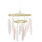 Levtex Baby - Skylar Ceiling Handing - Feathers - Gold, Blush Pink and White - Nursery Accessories...