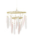 Levtex Baby - Skylar Ceiling Handing - Feathers - Gold, Blush Pink and White - Nursery Accessories...