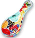 Colorful Hand Painted Spoon Rest Ceramic Large Spoon Holder for Kitchen Counter Stove Top, Dishwasher Safe, Multicolor (1 Pack)...