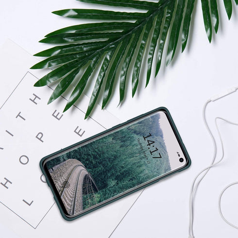ABITKU Galaxy S10e Case Silicone, Slim Liquid Gel Rubber Shockproof Cover Soft Microfiber Cloth Lining Cushion Compatible with Samsung Galaxy S10e...