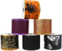 MEEDEE Halloween Ribbon - 6 Rolls, 36 Yards, Wired, Purple, Orange, Black, Skull Pattern...