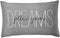 Emvency Throw Pillow Cover Rustic Gray Follow Your Dreams Decorative Pillow Case Monogram Home Bed Decor Rectangle Queen Size 20x30 Inch Cushion P...