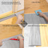 3.28Ft Floor Transition Strip, Floor Cover Strips Self Adhesive Flooring Transitions Laminate, 4cm Wide Vinyl Floor Flat Divider Strip Trim for Ca...