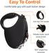 Amazon Basics Retractable Dog Leash, Small - 16ft, Black...