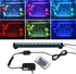 9.05 inch Submersible Aquarium Light, Fish Tank Light with Air Bubble Hole, RGB Color Changing Brightness Adjustable IP68 Waterproof Remote Contro...