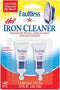 FAULTLESS Hot Iron Cleaner, Non-Toxic Steam Iron Cleaner, Removes Melted Fabrics, Glue, Hard Water, Lime Deposits & Starch - 2 X 0.17 oz Tubes Bli...