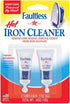 FAULTLESS Hot Iron Cleaner, Non-Toxic Steam Iron Cleaner, Removes Melted Fabrics, Glue, Hard Water, Lime Deposits & Starch - 2 X 0.17 oz Tubes Bli...