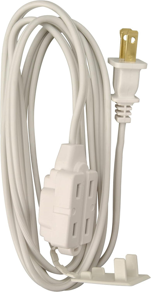 Woods 0600W 3-Outlet 16/2 Cube Extension Cord w/ Power Tap, 6-Feet, White...