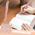 8 Pcs Blue Ink Inspirational Pens for Women Quotes Pen Metal Ballpoint Pen with Stylus tips for Office Gift (Rosegold)...