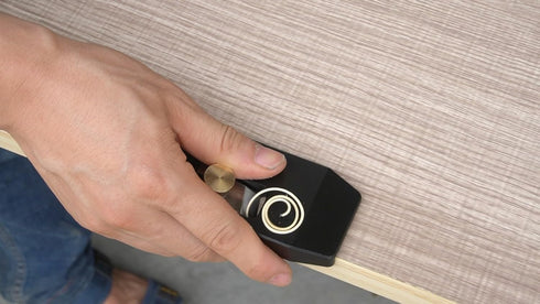 Woodworking Edge Trimmer,Hand Planer Edge Bander with High Speed Steel Blade,Edge Banding Cutter for PVC ABS Melamine Veneer,MG-027Bk...