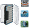 Goture 3Pcs Fly Fishing Box Double Sided Waterproof Tackle Case Flies Storage(Sponge Insert-4.25 * 3.07 * 1.26in)...