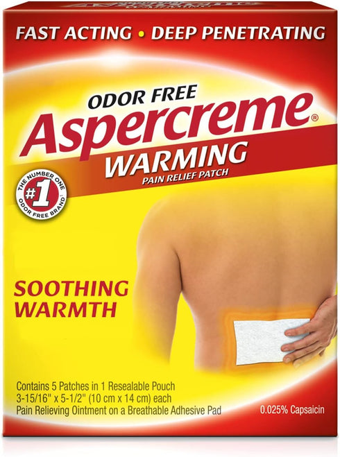 Aspercreme Lidocaine Patches - 5 count (Pack of 3)...
