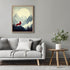 Posterizer 1 pcs-beautiful howling lone wolf under the full moon 3-Art for Animal Lovers Gift for Art Lovers Decorations for Bedroom, Office, Livi...