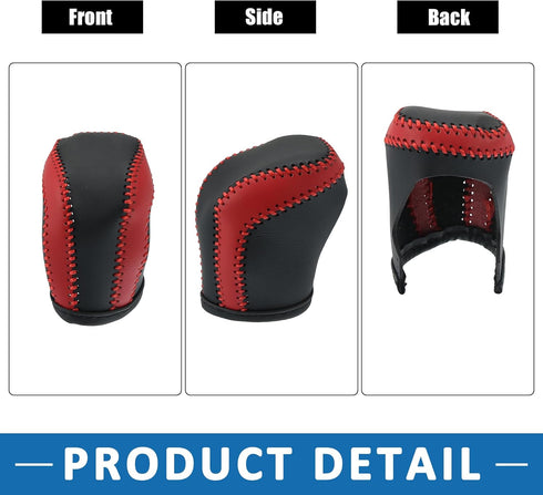 Car Gear Shift Knob Cover for Toyota Camry 2017-2019 Black Red...