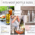 LanMa Olive Oil Spout Pourer, 2PCS Stainless Steel Liquor Bottle Pourers Spouts with Rubber Dust Caps...