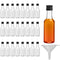 Mini Plastic Bottles with Lids (24 Pack) - Empty 1.7oz Shot Bottles - Small Miniature Bottles for Alcohol, Spirits, Liquor - Funnel Included...