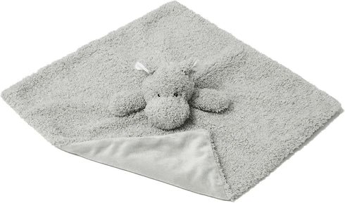 Baby Gray Hippo Soft Stuffed Animal Security Blanket, Plush Hippo Character Lovey Blanket, Baby Shower/Nursery Gift, Cuddly Newborn, Infant, Toddl...