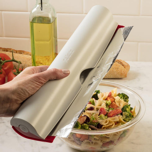 Hutzler Wrap Dispenser, 13" x 3.25" x 1.75", Red...