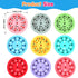 Math Fidget Spinners Addition, Math Fidget Toy for Kids, Math Facts Fidget Spinners, Educational Learning Numbers Add Subtract Fidget Spinner Toys...